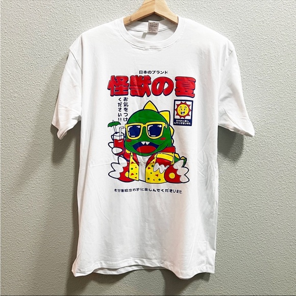 Japanese Summer of Monsters Graphic T-Shirt, XL - Picture 1 of 4